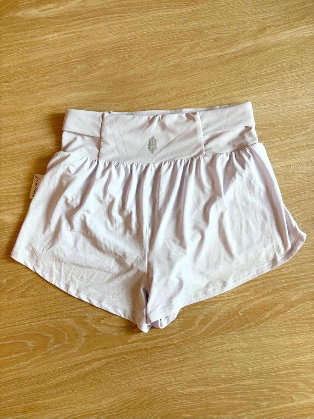 NWT FP Movement Tempo Light As Air Run Shorts Lavender Shadow Purple L Running